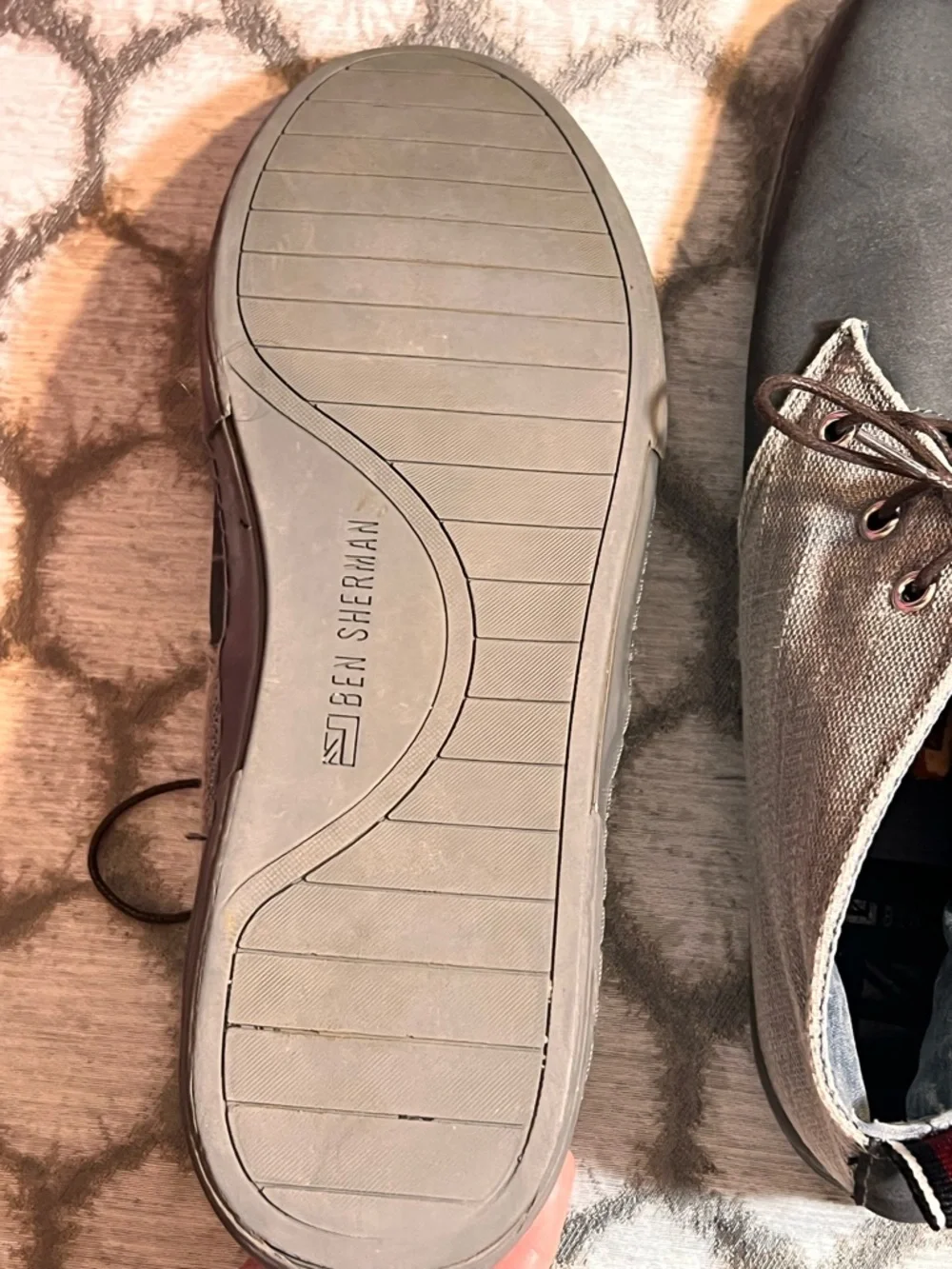Ben Sherman Two-Tone Gray and Tan Chukka Boots 11.5